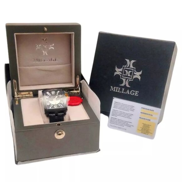 Millage The Evreux Collection Model ML0073-A Black Watch - Swiss Quartz Movement - Picture 4 of 13